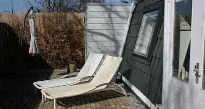 Our B & B is located in the back of our garden in a separate garden house
