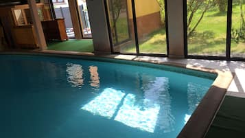 Indoor pool, a heated pool