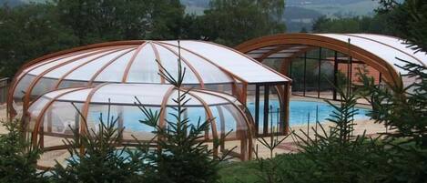 Indoor pool, outdoor pool