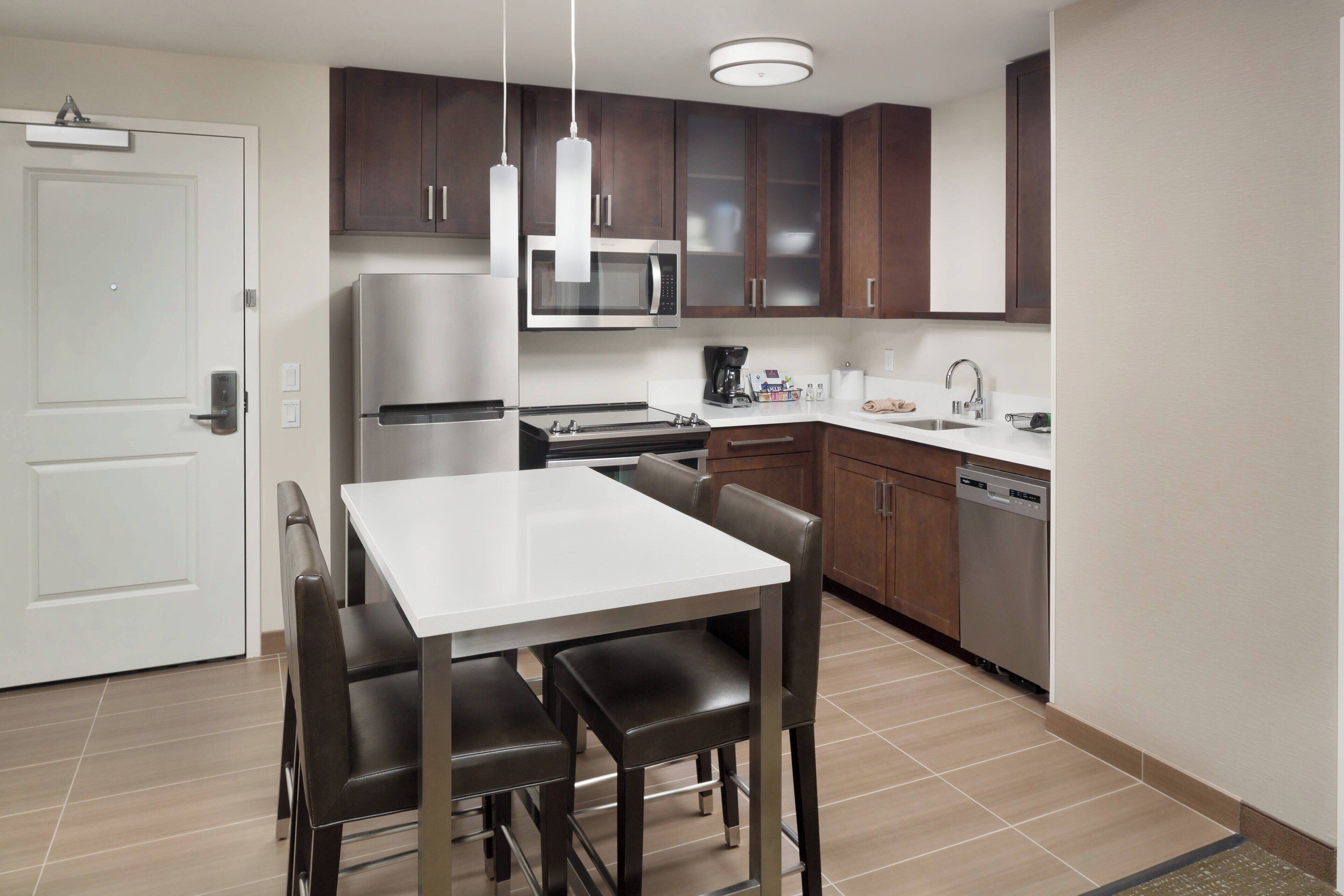 suite, 2 bedrooms (hearing accessible) | private kitchen | fridge, microwave, stovetop, dishwasher