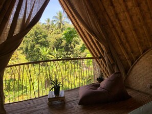 View from room - Bamboo & B - Hostel (Banyuwangi)