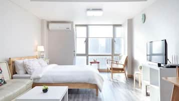 Seprai premium, busa memori, dan didekorasi berbeda-beda