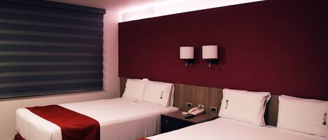 Superior Suite, 2 Queen Beds | In-room safe, desk, soundproofing, iron/ironing board