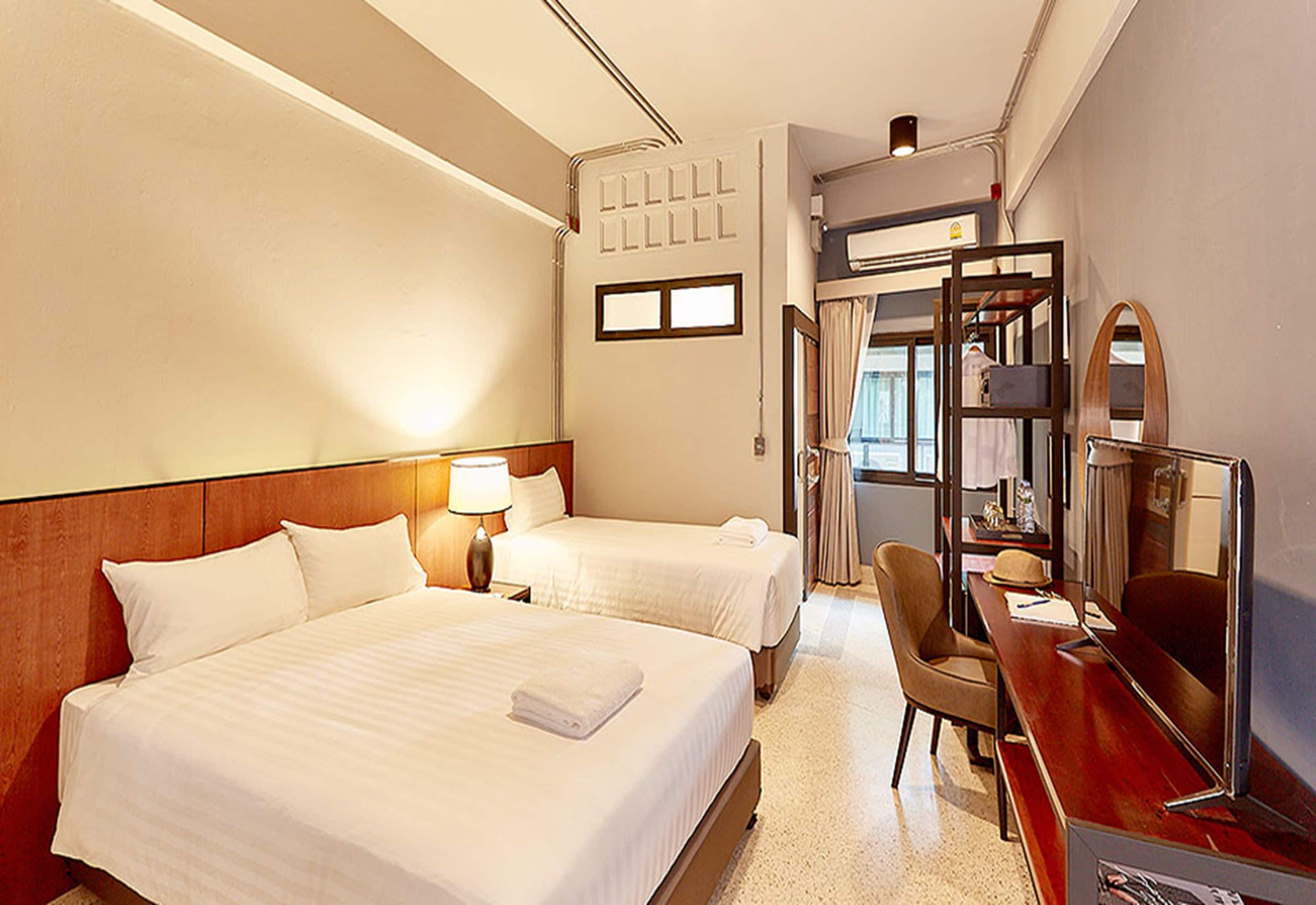 Tremannsrom | Safe på rommet, blendingsgardiner, lydisolert og wi-fi (inkludert)