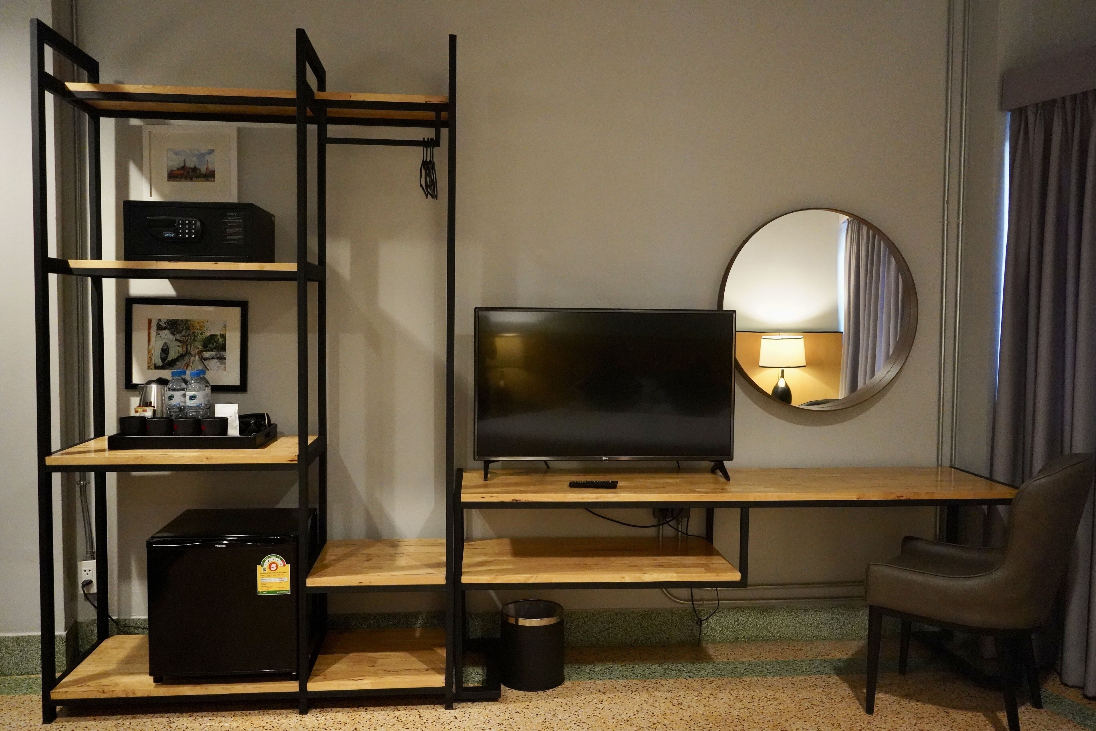 standard double room | in-room safe, blackout curtains, soundproofing, free wifi