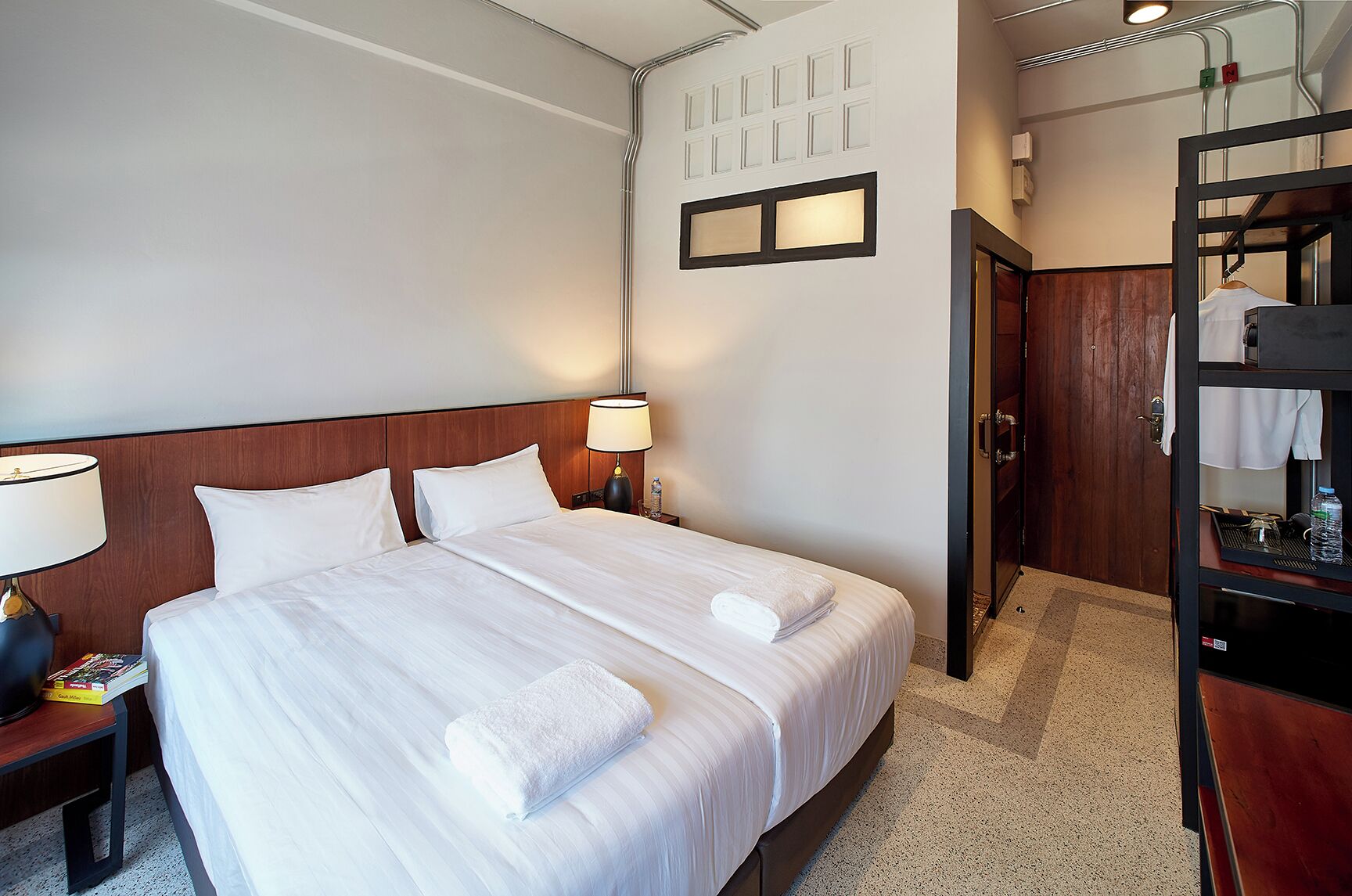 Caja de seguridad en la habitación y cortinas blackout 