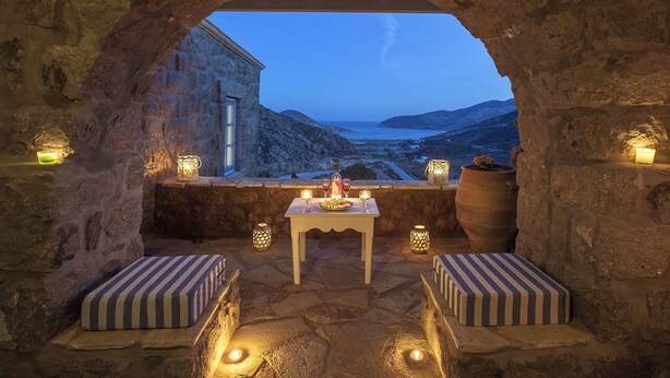 Villa, spabadekar, sjøutsikt (Elisa) | Terrasse/patio