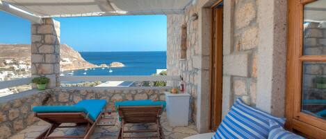 Casa, 3 habitaciones, vista al mar (Mediterraneo) | Terraza o patio