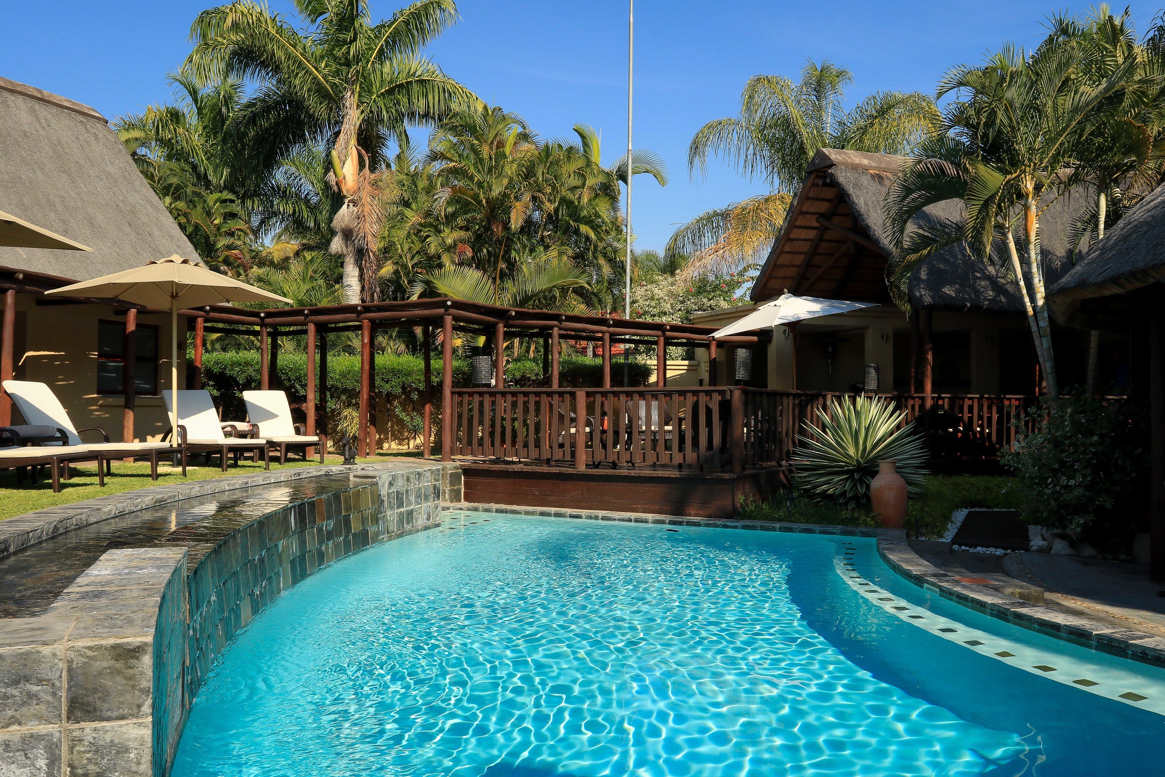 2 outdoor pools, pool umbrellas, sun loungers