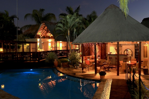 2 outdoor pools, pool umbrellas, sun loungers