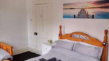 Family Triple Room, Multiple Beds, Shared Bathrooms | 1 bedroom, premium bedding, memory foam beds, individually furnished