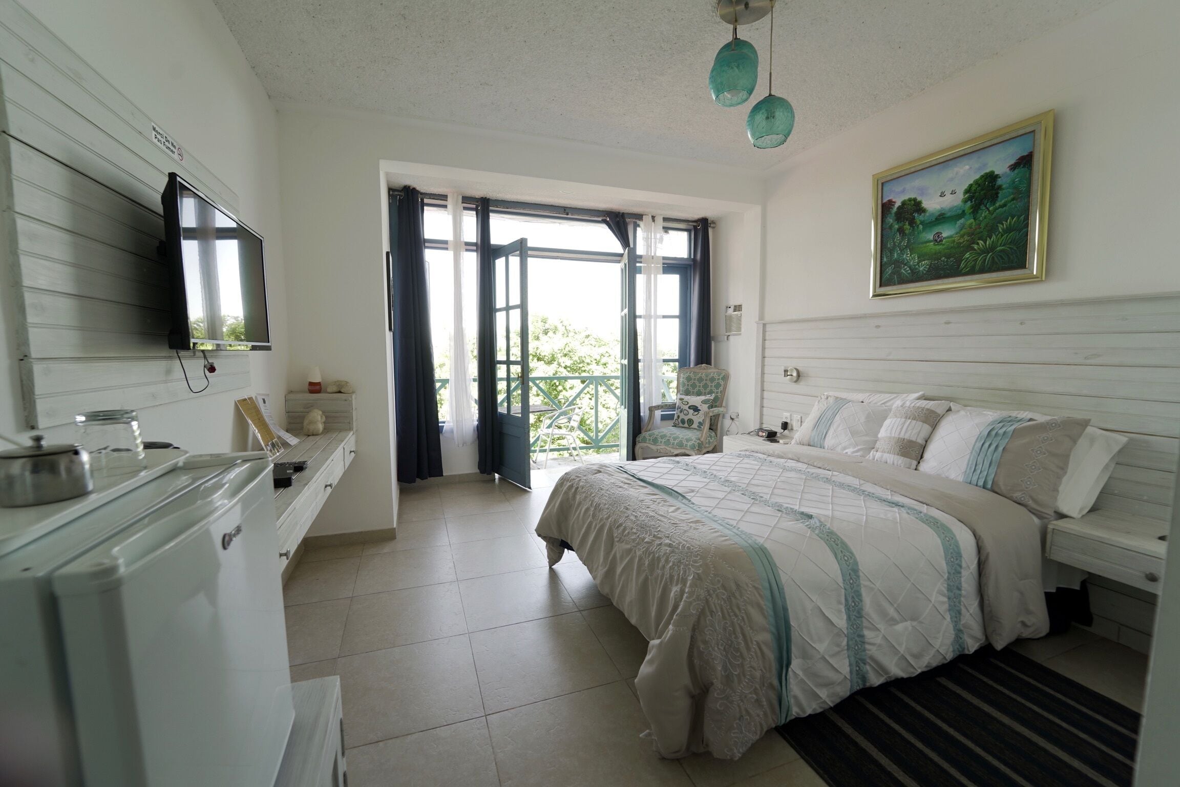 Chambre Deluxe, 1 lit double, balcon, côté montagne | Wi-Fi gratuit