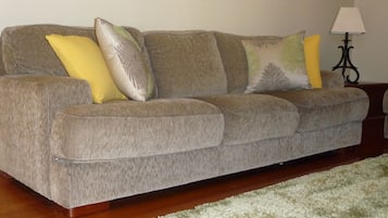 TV, DVD player, stereo