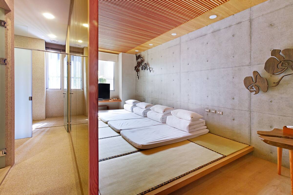 Family Quadruple Room, Multiple Beds | 1 bedroom, premium bedding, desk, blackout drapes
