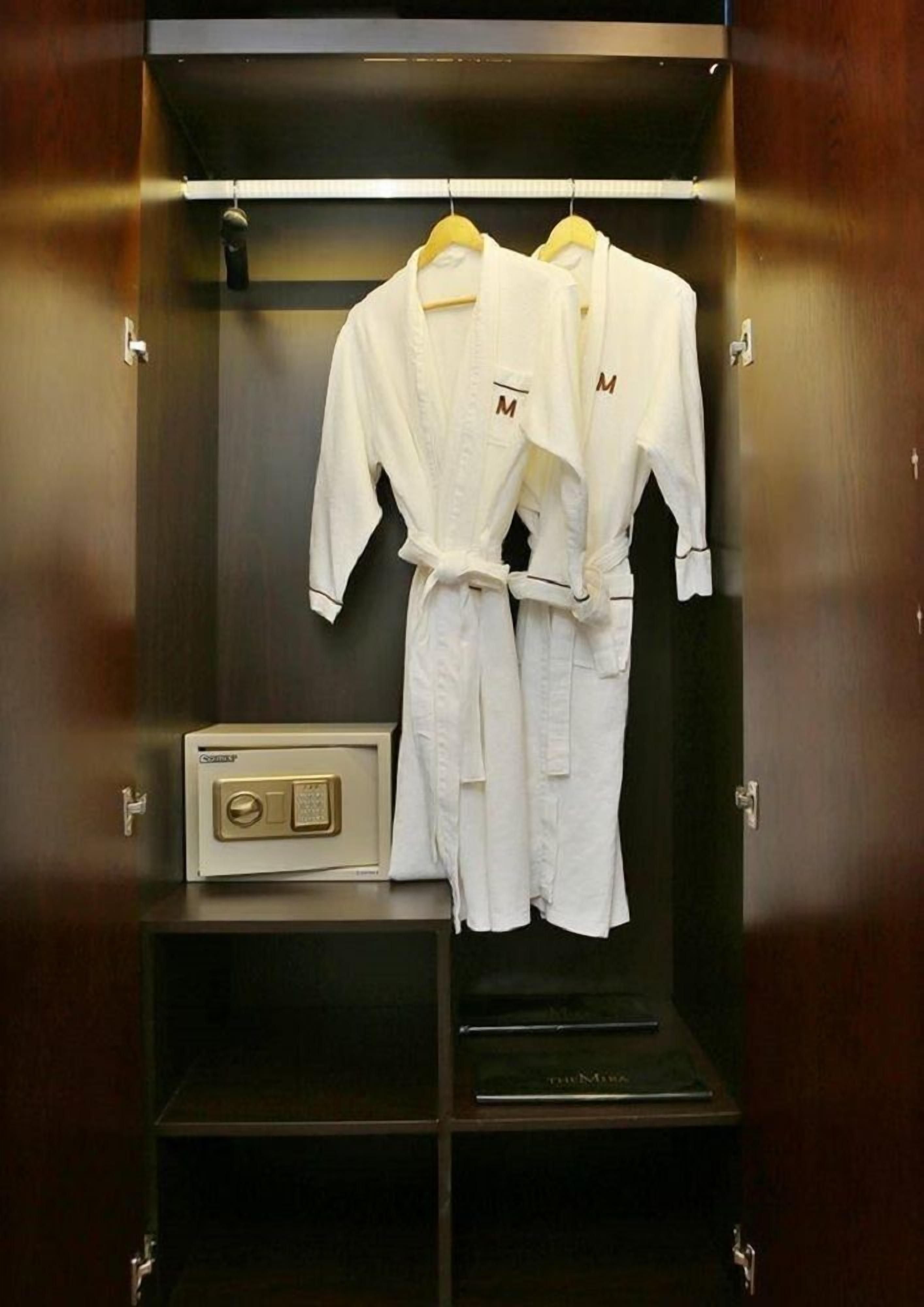 free toiletries, hair dryer, slippers, towels