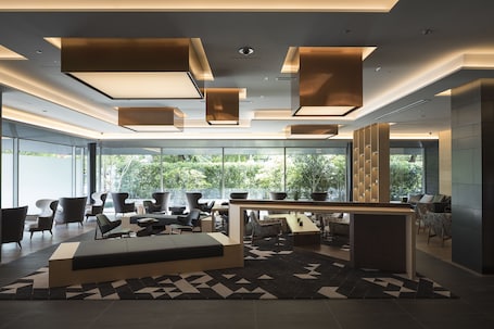 Lobby sitting area. Cross Hotel Kyoto