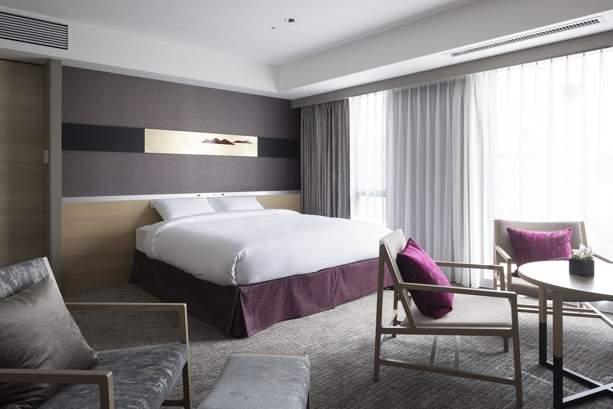 1 habitación y ropa de cama de alta calidad