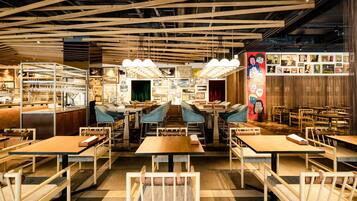 Breakfast and lunch served, Mediterranean cuisine
