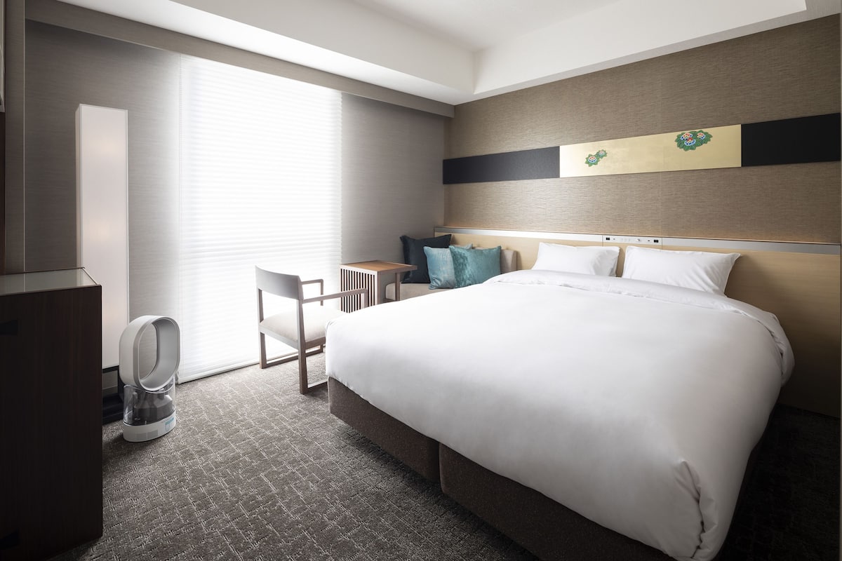 1 habitación y ropa de cama de alta calidad