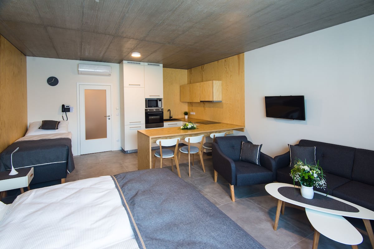 Superior Studio | Living area | Flat-screen TV