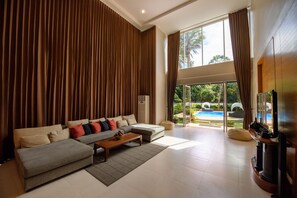 3-Bedroom Villa with Private Pool | Birthday party area