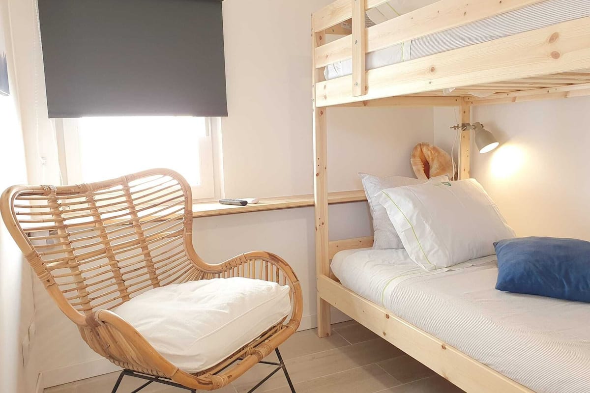 5 chambres, bureau, Wi-Fi gratuit, décoration personnalisée