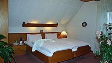 Hypo-allergenic bedding, down duvets, minibar, individually decorated