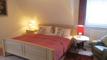 Double Room | Hypo-allergenic bedding, down duvets, minibar, individually decorated