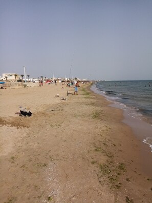 Utsikt mot havet/stranden