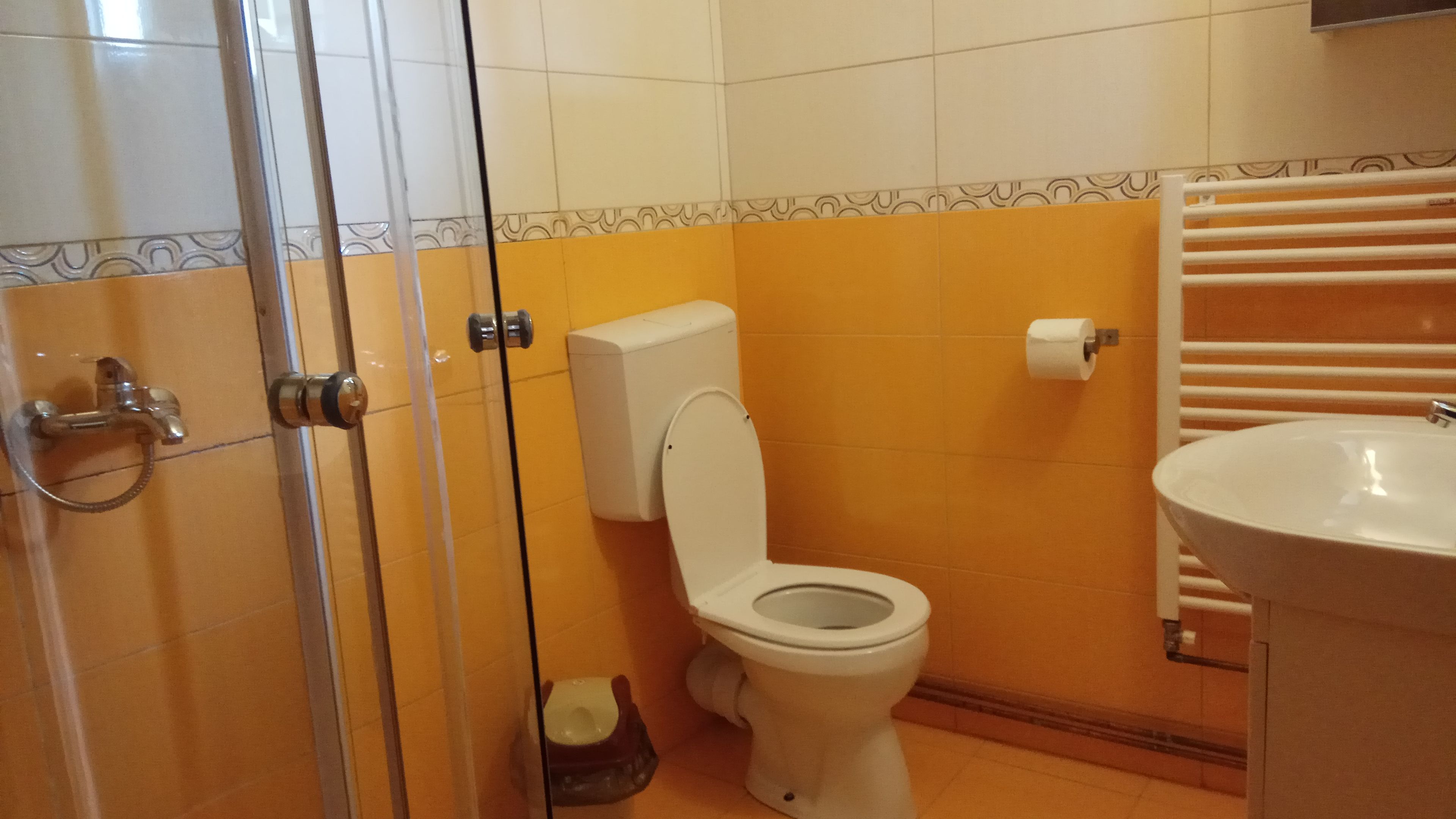 Dusj på badet