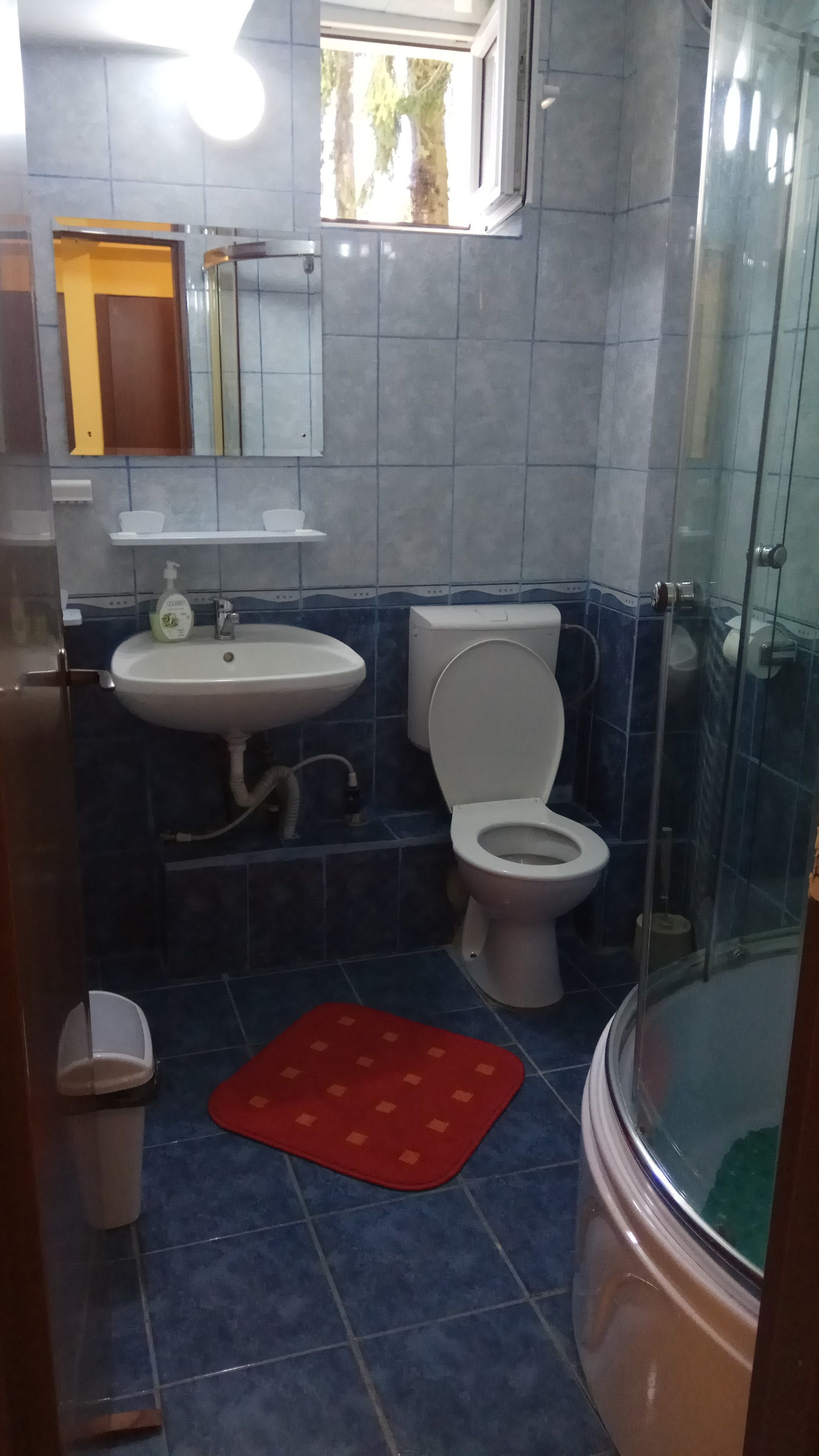 Dusj på badet