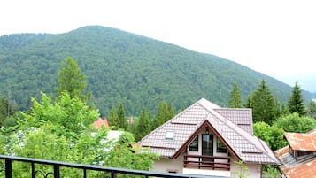 Habitación doble, vista a la montaña | Balcón