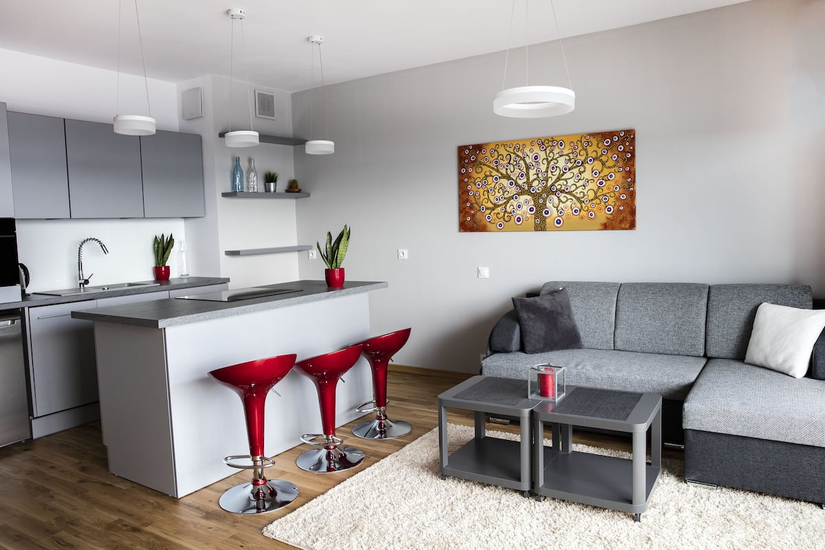 superior apartment, 1 bedroom | private kitchen | fridge, microwave, oven, stovetop