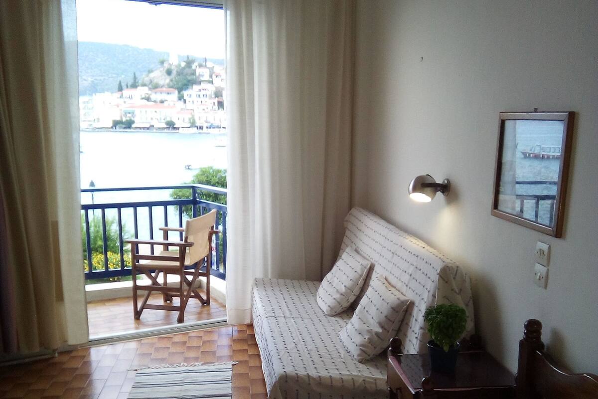 Habitación City, vistas al mar | Tabla de planchar con plancha, wifi gratis, ropa de cama