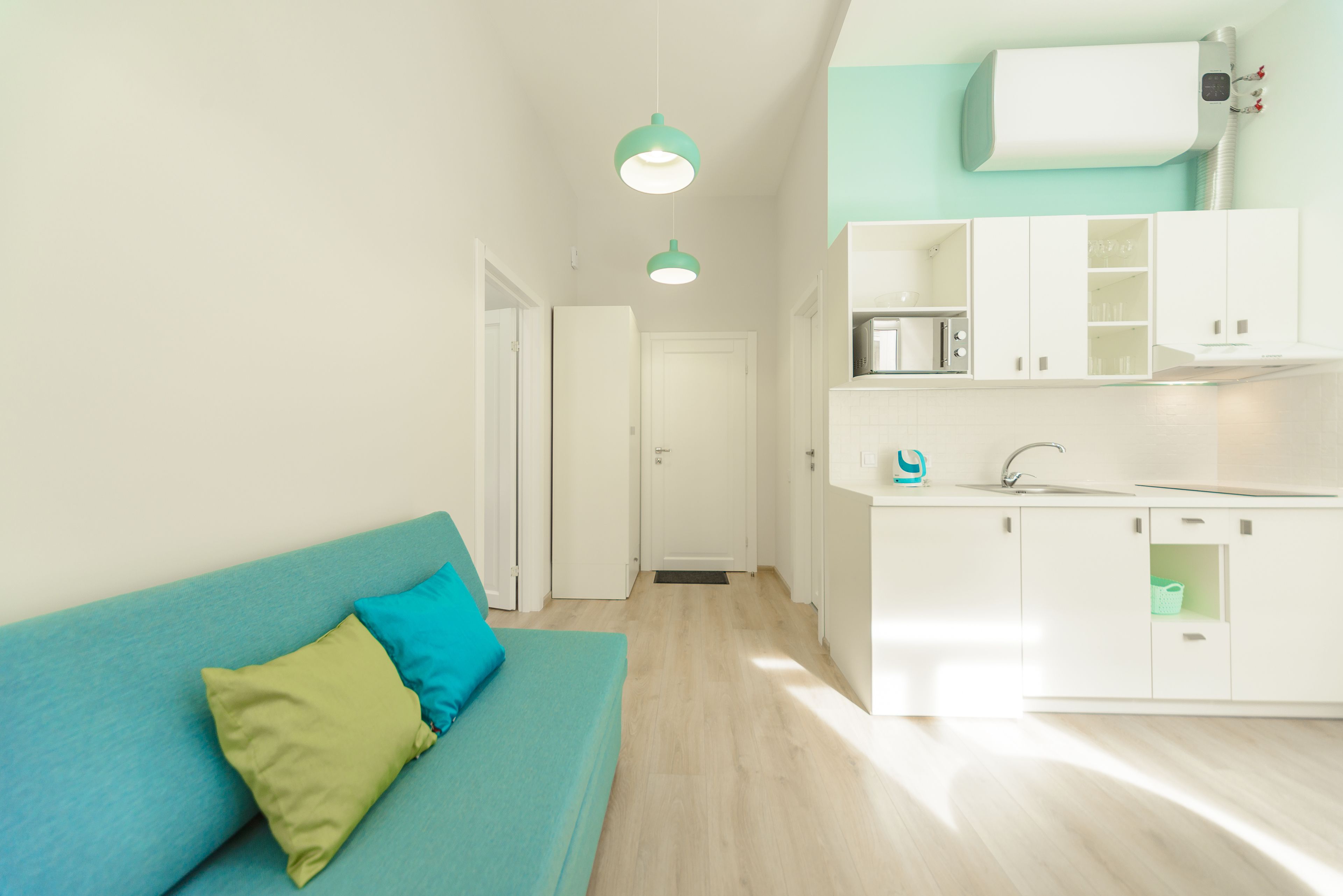 Apartment, Non Smoking, Balcony | Private kitchenette | Fridge, microwave, griddle, cookware/dishes/utensils