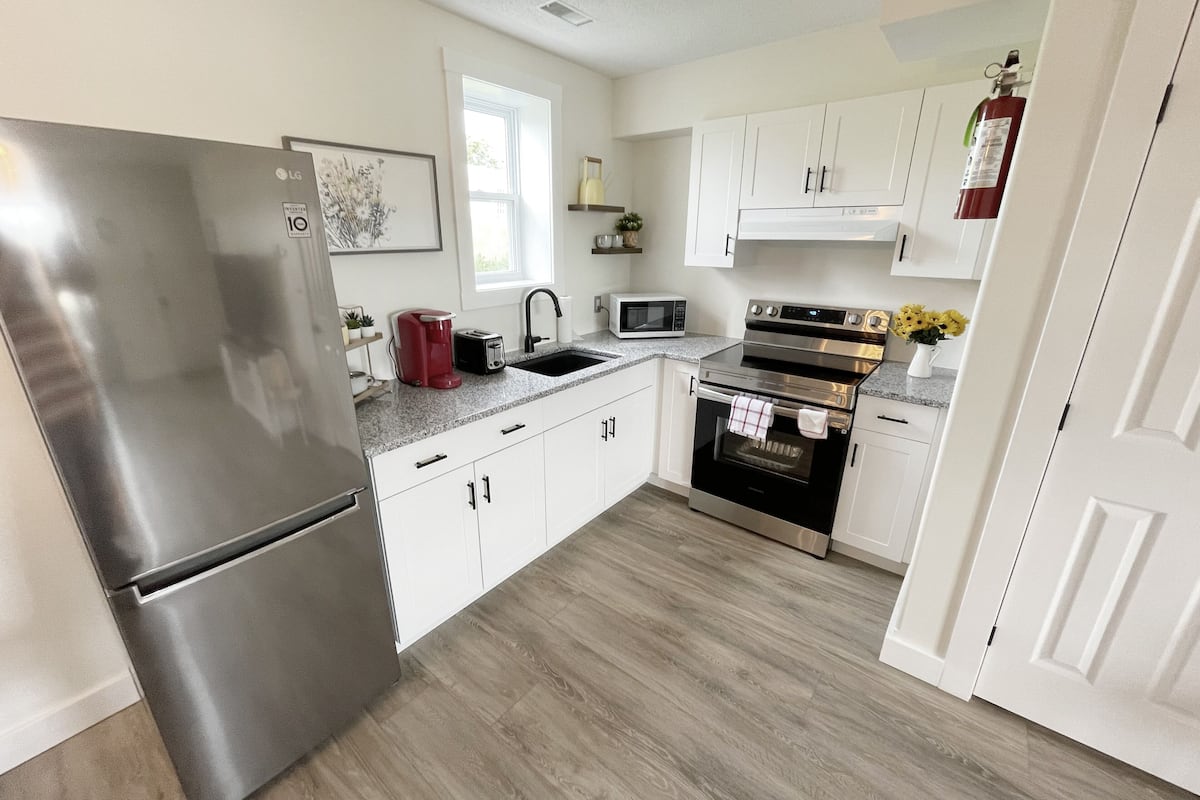 family suite, 2 bedrooms, kitchen, bay view | private kitchen | full-sized fridge, coffee/tea maker, electric kettle, coffee grinder