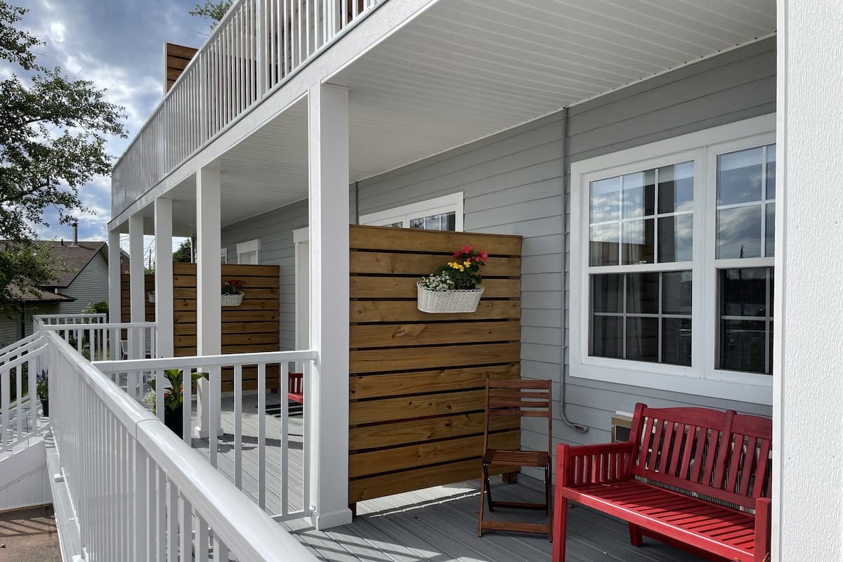 Family Suite, 2 Bedrooms, Kitchen, Bay View | Terrace/patio