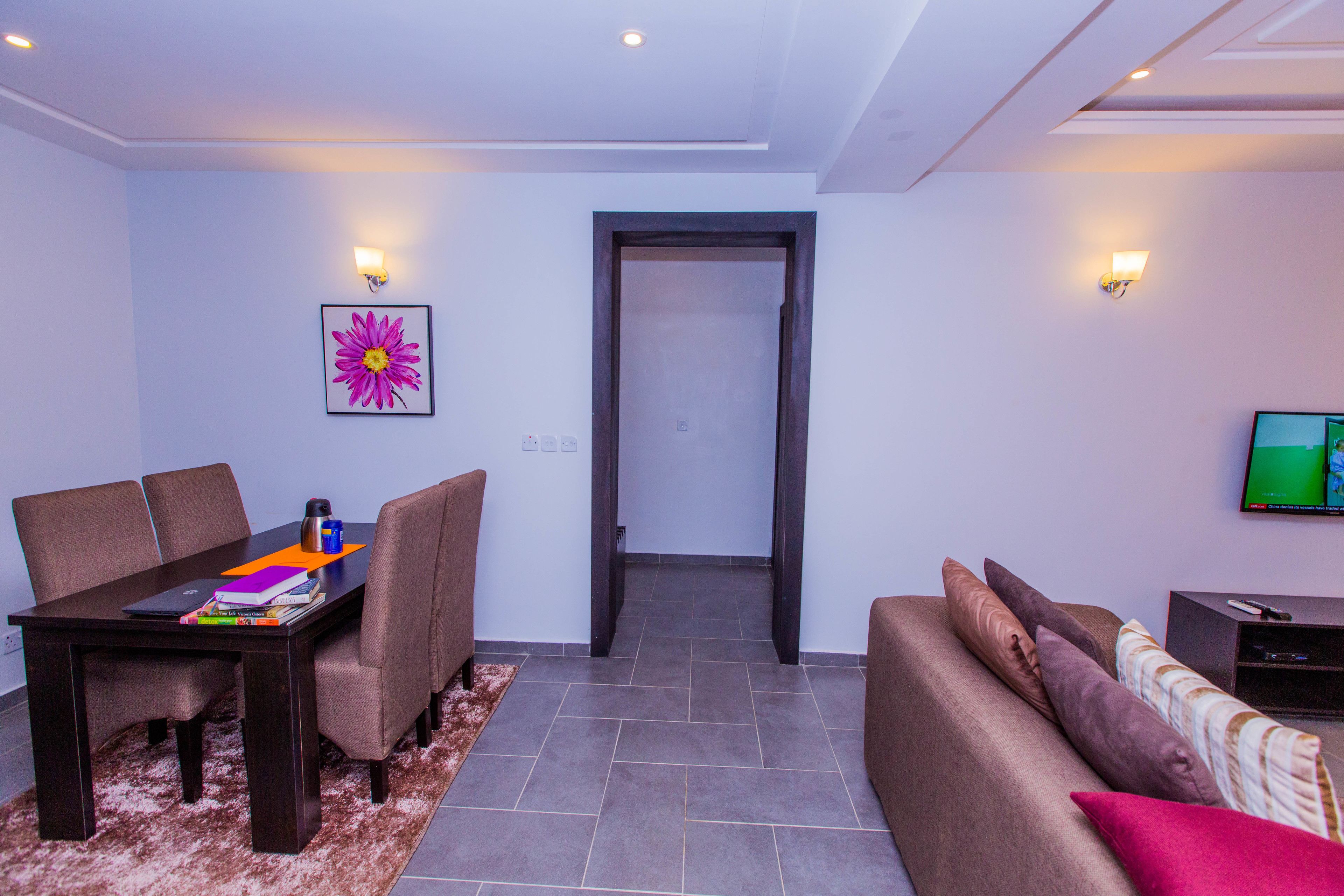 公寓, 2 間臥室 | 起居區 | 平面電視