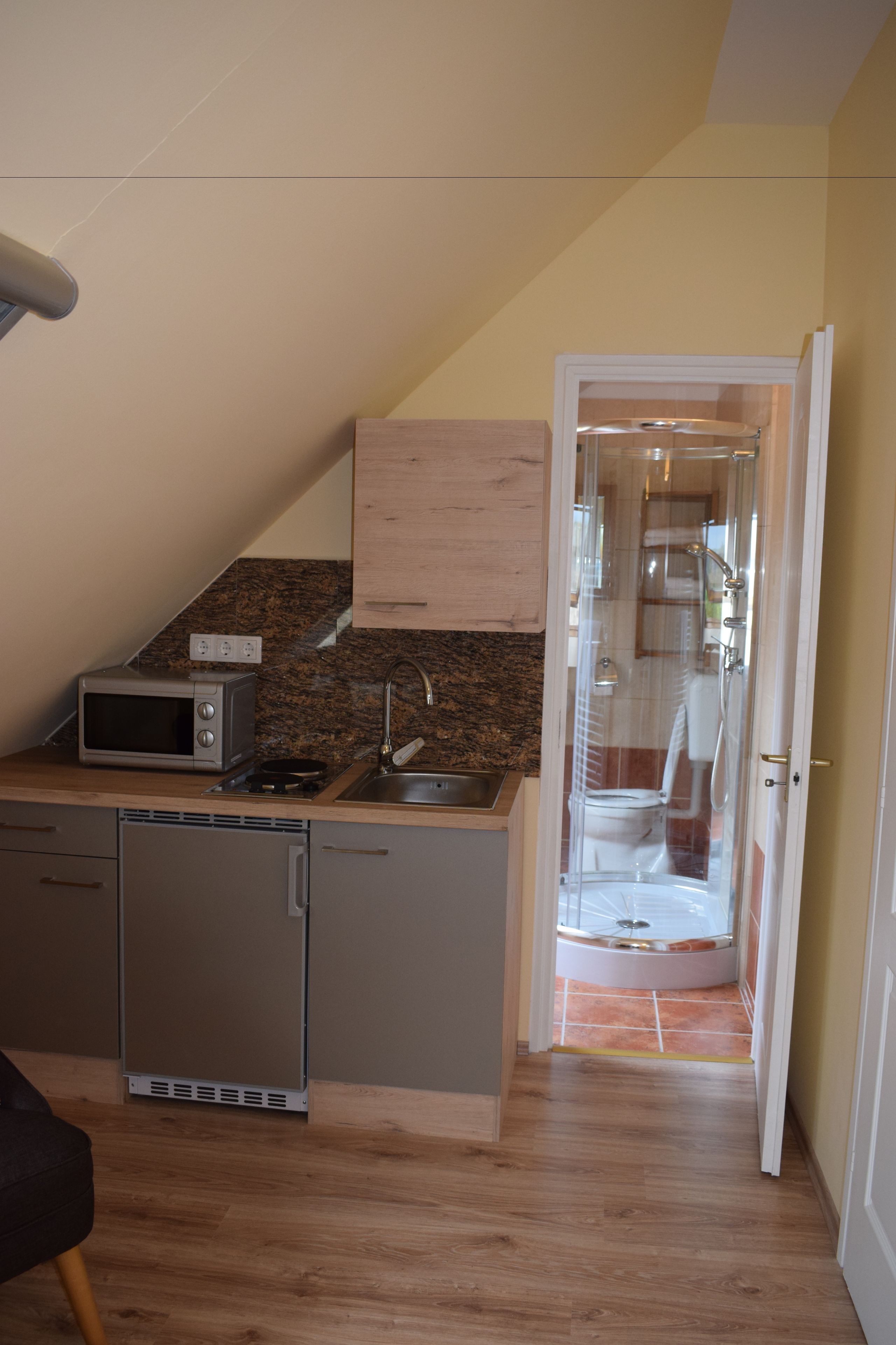 standard double or twin room (5) | private kitchenette | mini-fridge