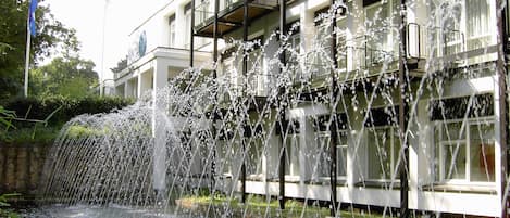 Overnatningsstedets facade