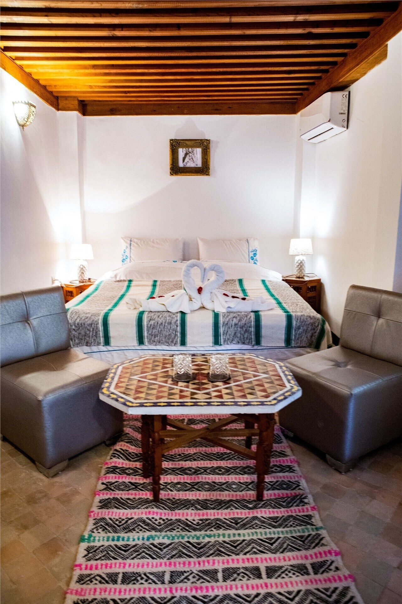 Select Comfort beds, individually decorated, individually furnished