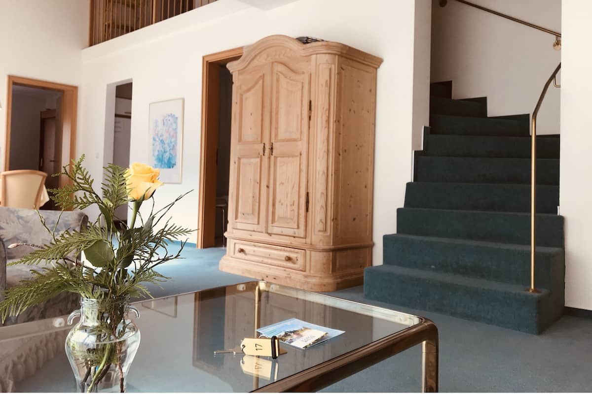 Grand Apartment, 2 Bedrooms | Living area | Flat-screen TV