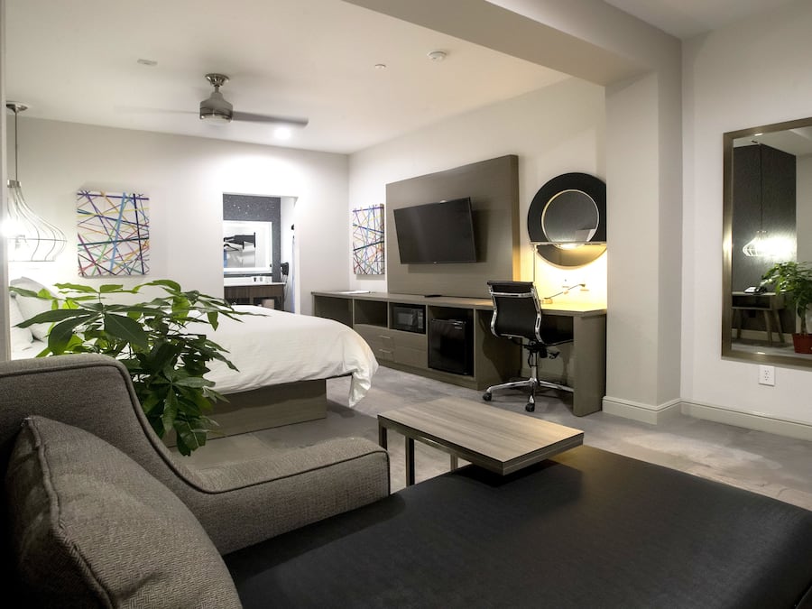 In-room business center