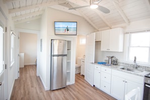 Cottage 10 - 1 Queen Bed, Courtyard View | Living area - Truro Beach Cottages (North Truro)