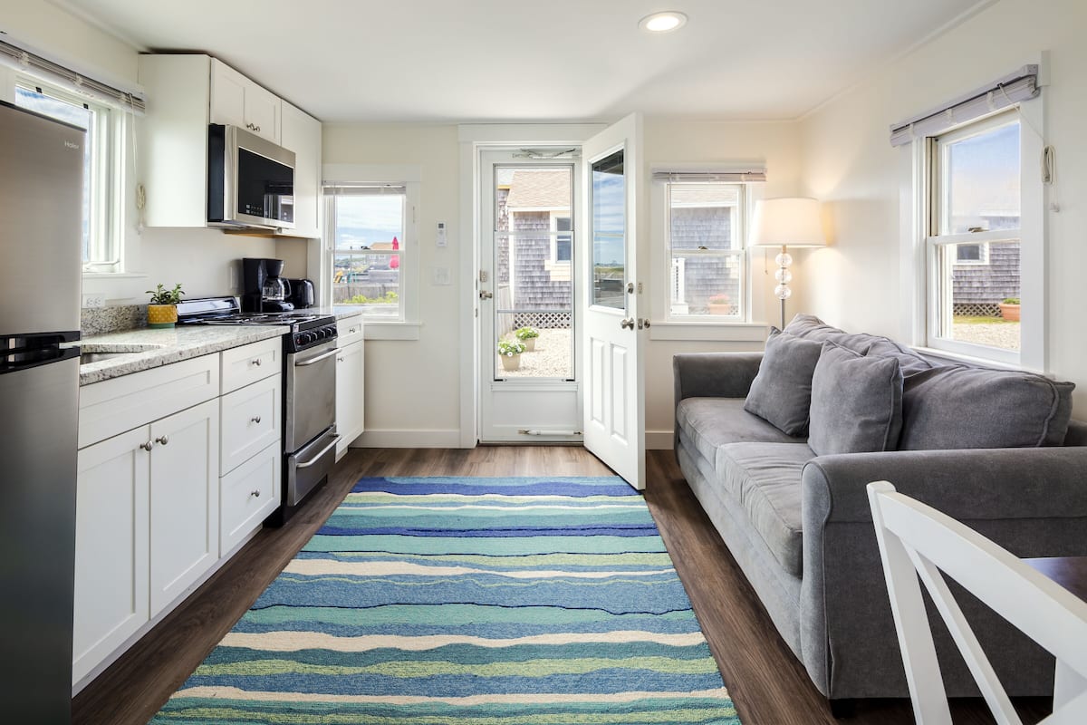 cottage 4 - studio, ocean view | living area | flat-screen tv