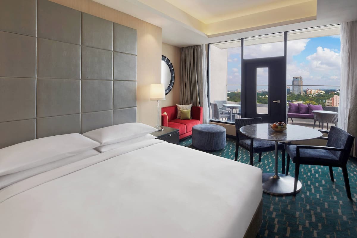 1 bilik tidur, cadar kapas Mesir, peralatan tempat tidur premium 