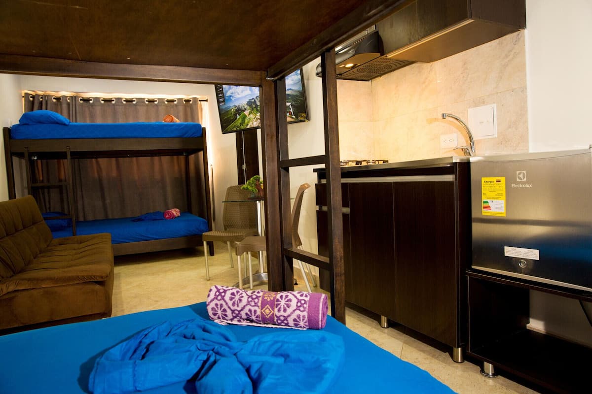 Laptop workspace, iron/ironing board, free WiFi, bed sheets