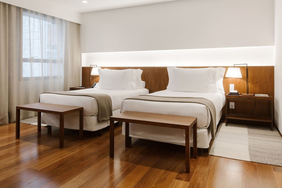 Minibar, in-room safe, desk, blackout curtains