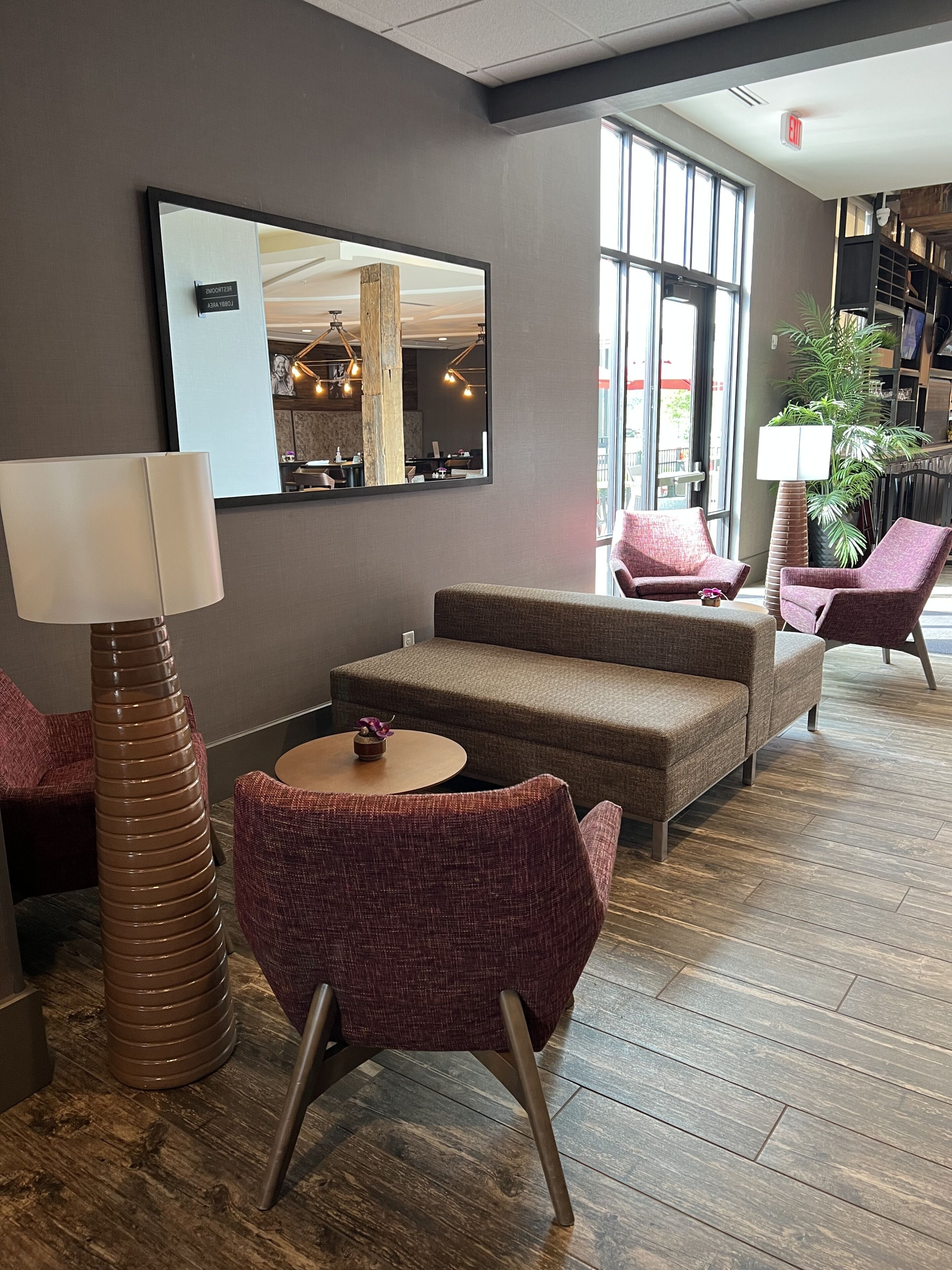 Lobby sitting area
