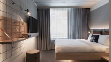 Room, 1 Queen Bed | 1 bedroom, blackout drapes, free cribs/infant beds, free WiFi